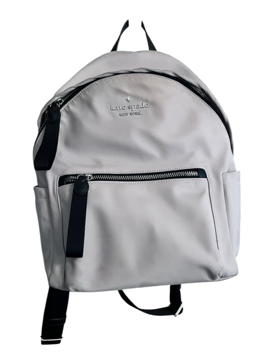 kate spade Handbags - kate spade Gray Nylon Backpack with Black Trim